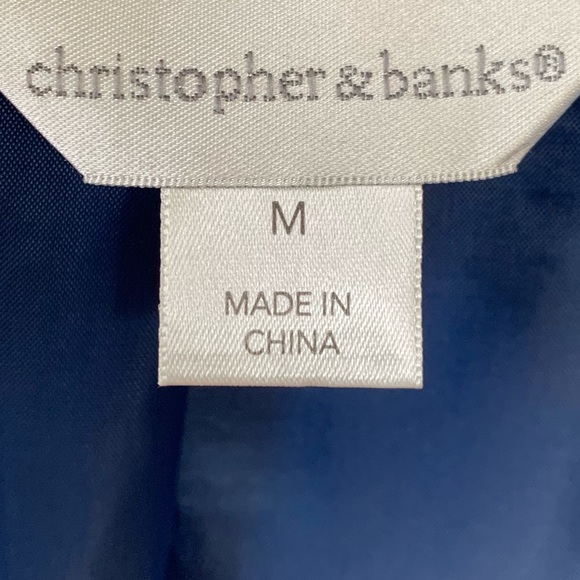 C&B Navy Fringed Tweed Cropped Jacket - Picture 6 of 8